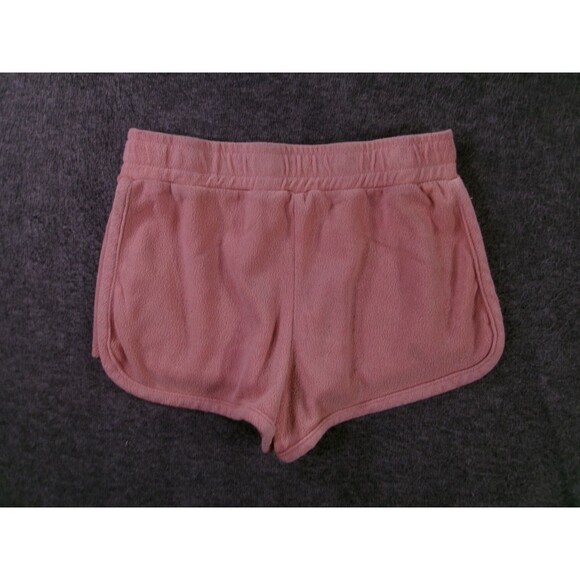 Pink Republic Shorts Womens S Terry Cloth Lounge Elastic Waist Pockets Pink - Picture 9 of 10